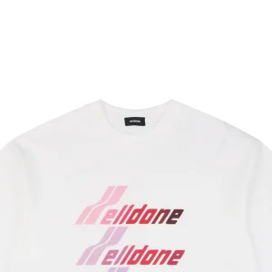 We11done Multicolor Gradient Logo T-shirt White