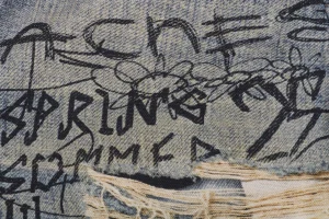 Acne Studios Distressed Graffiti-Print Wide-Leg Denim Pants7.jpeg