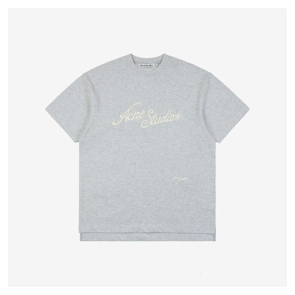 Acne Studios Raised Embroidered Logo T-shirt