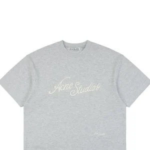 Acne Studios Raised Embroidered Logo T-shirt