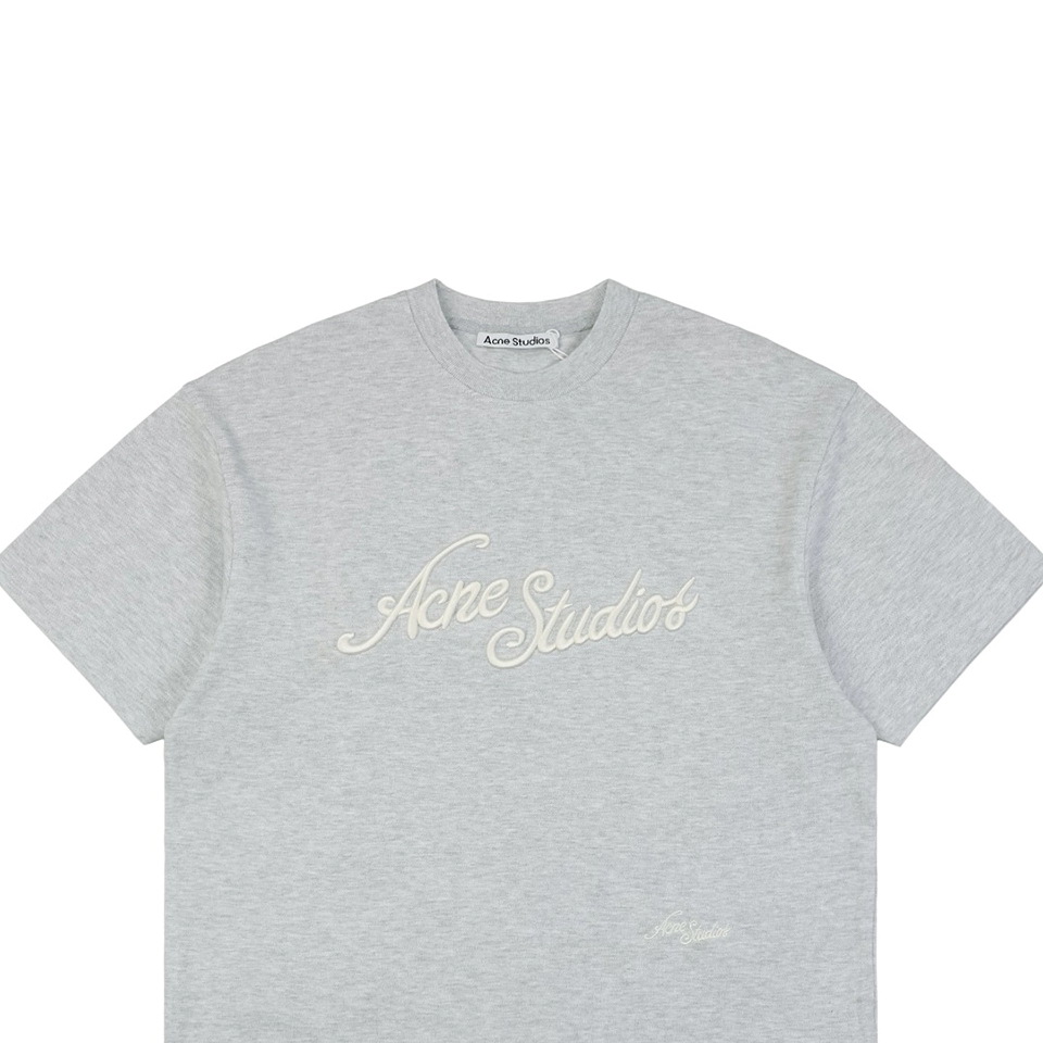 Acne Studios Raised Embroidered Logo T-shirt