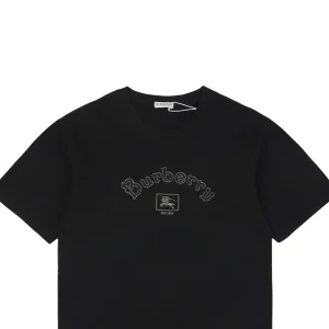BBry Half-Arch Embroidered Equestrian Logo T-shirt Black