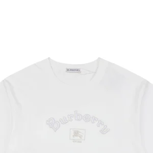 BBry Half-Arch Embroidered Equestrian Logo T-shirt White