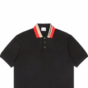 BBry Logo Collar Embroidered Polo T-shirt