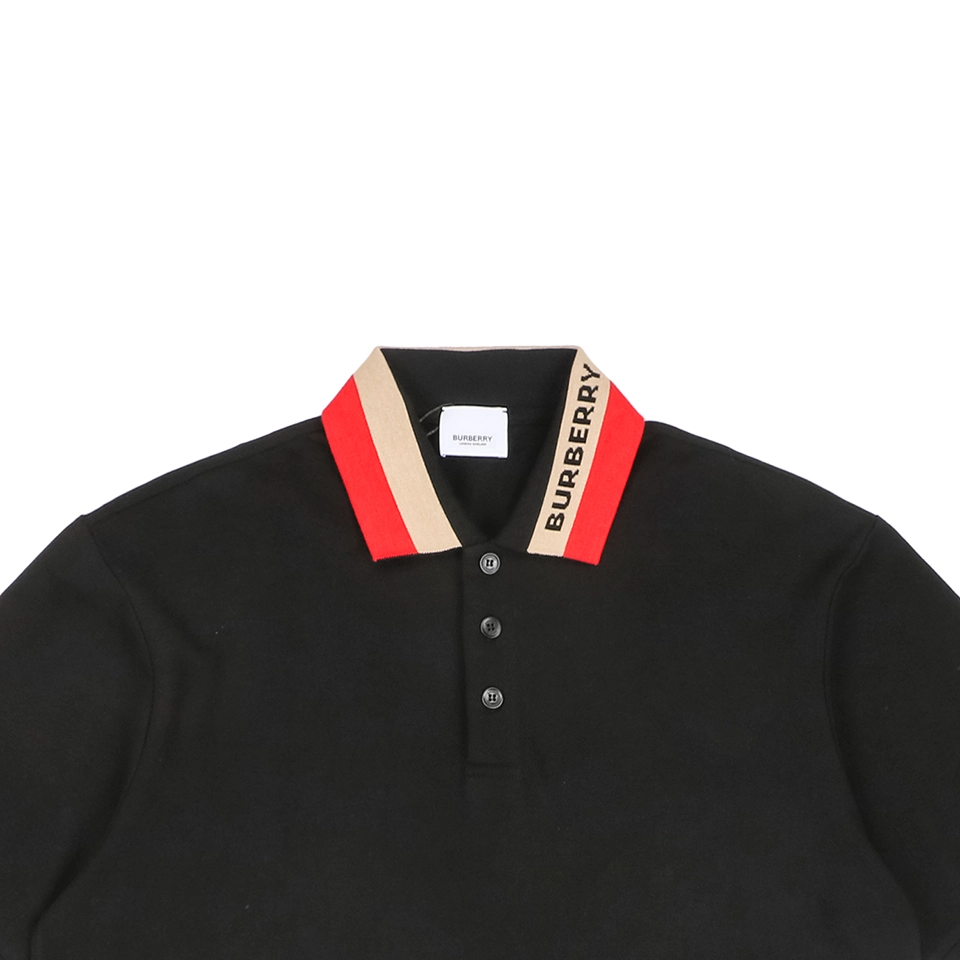 BBry Logo Collar Embroidered Polo T-shirt