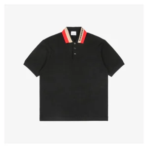 BBry Logo Collar Embroidered Polo T-shirt