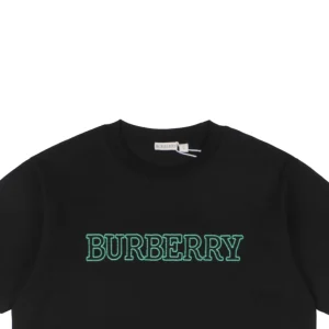 BBry Outline Logo Tatami Embroidery T-shirt Black
