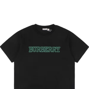 BBry Outline Logo Tatami Embroidery T-shirt Black