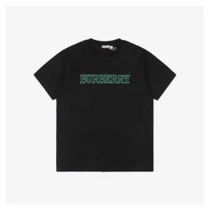 BBry Outline Logo Tatami Embroidery T-shirt Black