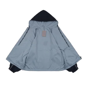 Balenciaga x UA Reversible Embroidered Logo Hooded Jacket