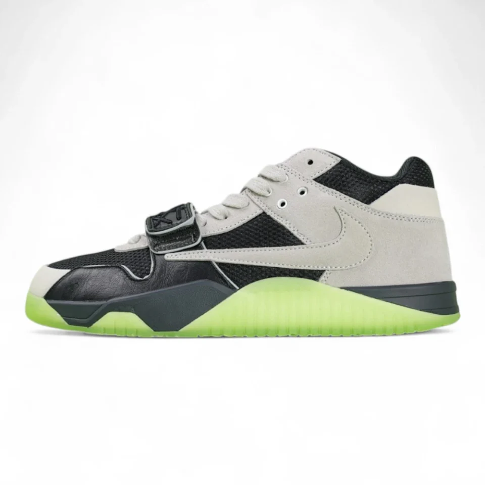 Chase B x Travis Scott x Jordan Jumpman Jack TR 'Black Night Silver'