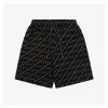 F Monogram Velvet Logo Pattern Shorts (Green/Black/White)