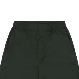 F Solid Color Bermuda Shorts Green
