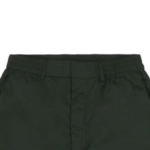 F Solid Color Bermuda Shorts Green