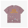 Gallery Dept GD Scroll Letter Print T-shirt - Dirty Pink