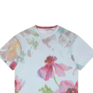 L All-Over Floral Print T-shirt