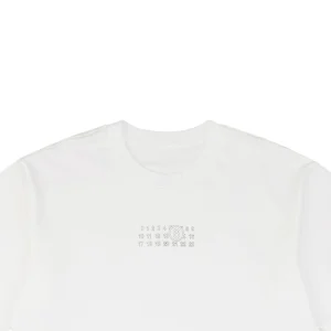 Maison Margiela Numeric Logo 6 Chest T-shirt White