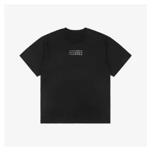 Maison Margiela Numeric Logo 6 Chest T-shirt Black