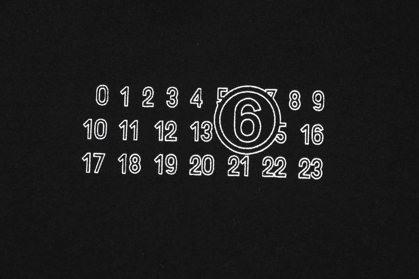 Front side Print Black