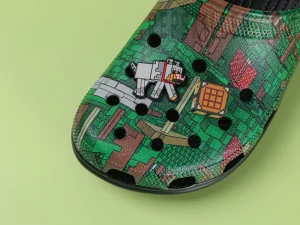 Upper with Jibbitz pins