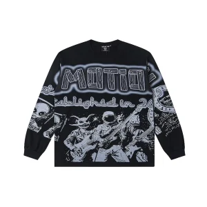 Mixed Emotion Alien Band Black Shirt