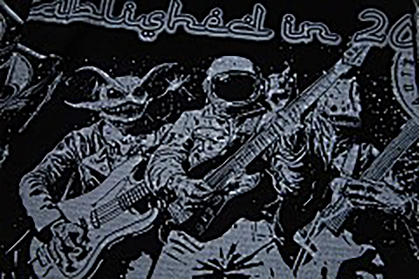 Mixed Emotion Alien Band Black Shirt10