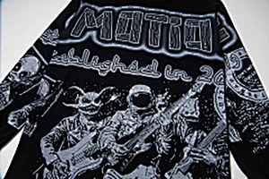 Mixed Emotion Alien Band Black Shirt11