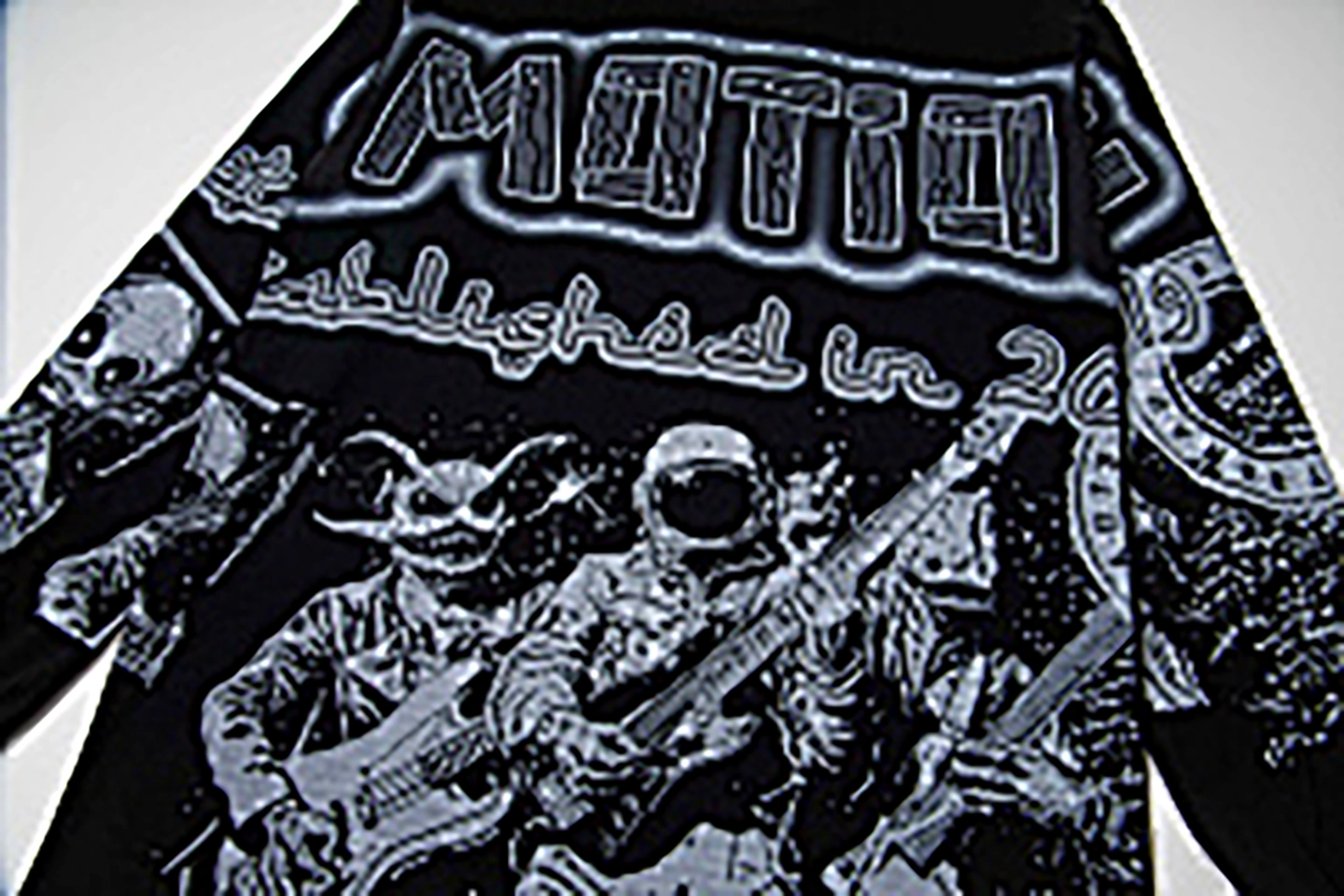 Mixed Emotion Alien Band Black Shirt11