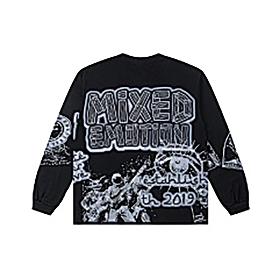 Mixed Emotion Alien Band Black Shirt