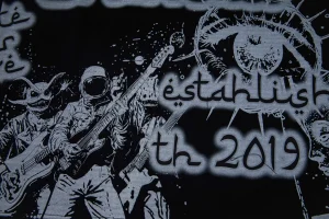 Mixed Emotion Alien Band Black Shirt3