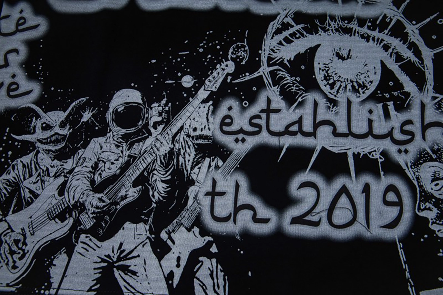 Mixed Emotion Alien Band Black Shirt3