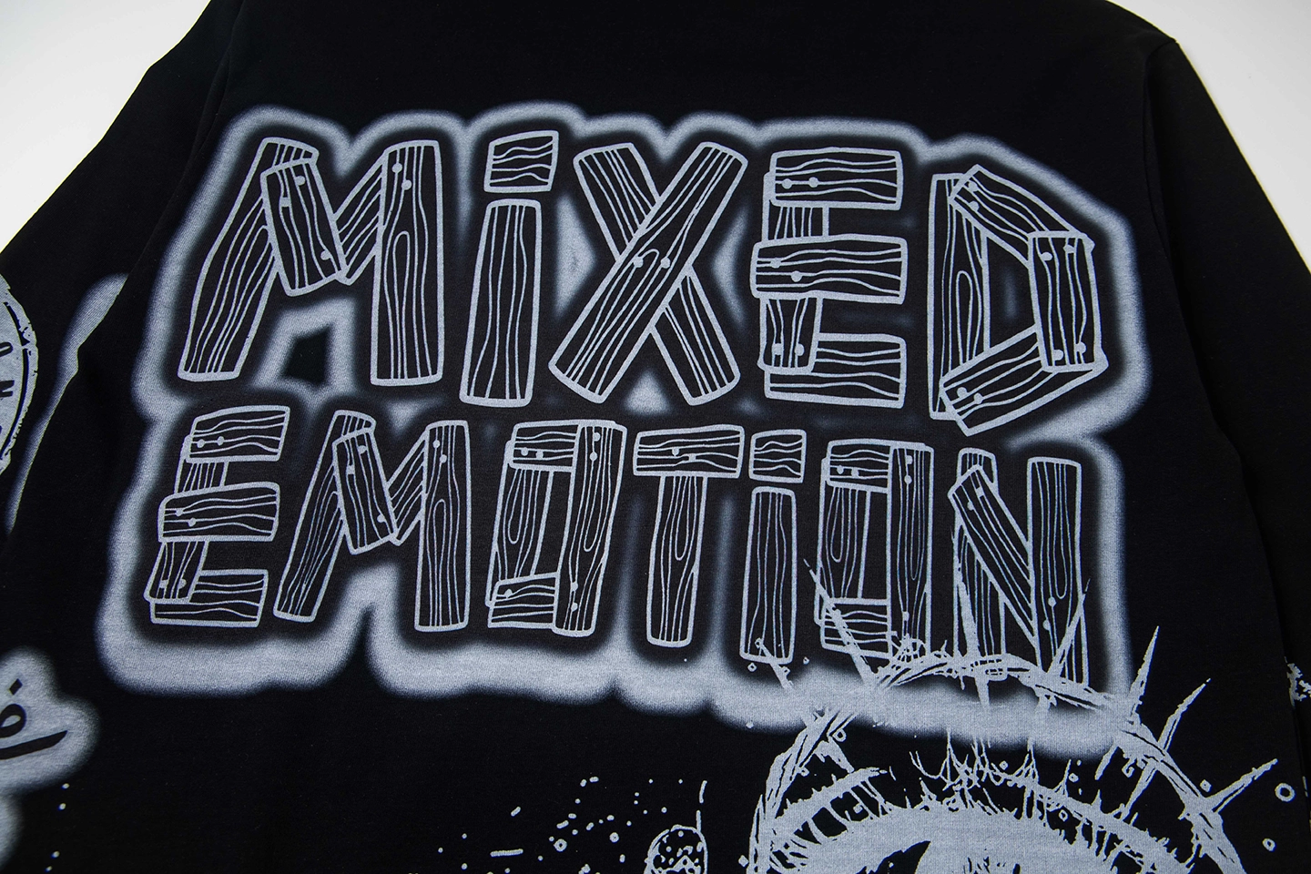 Mixed Emotion Alien Band Black Shirt4