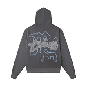 Mixed Emotion Angel Charcoal Hoodie15