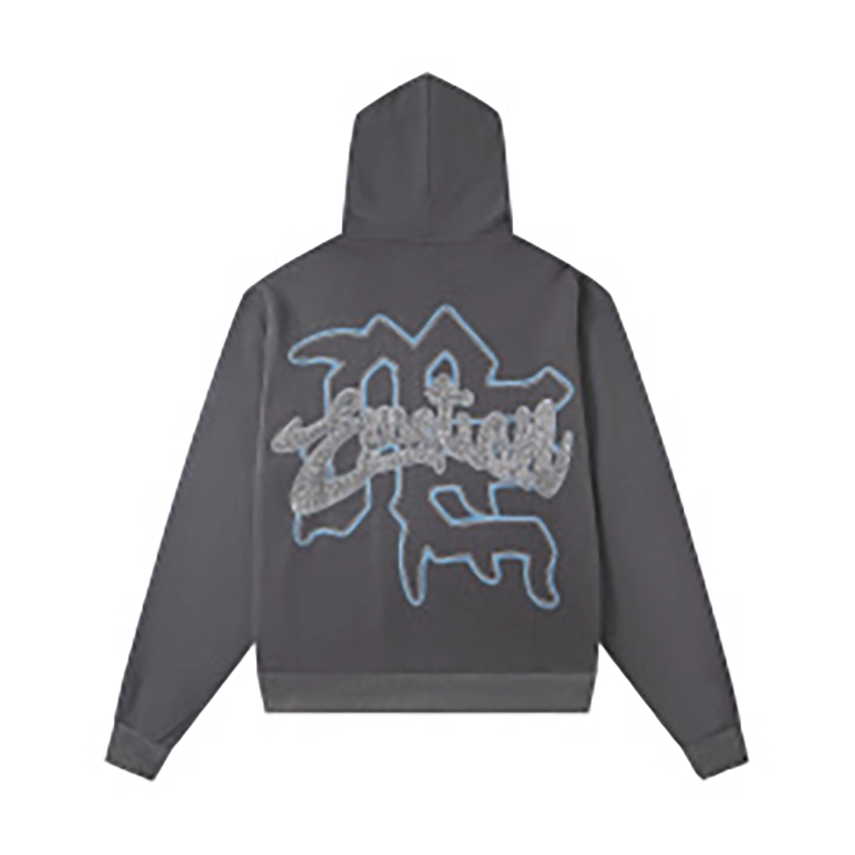 Mixed Emotion Angel Charcoal Hoodie15