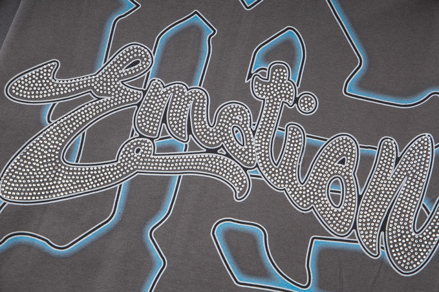 Mixed Emotion Angel Charcoal Hoodie3