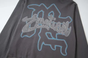 Mixed Emotion Angel Charcoal Hoodie4