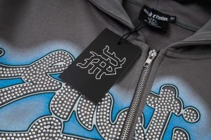 Mixed Emotion Angel Charcoal Hoodie9