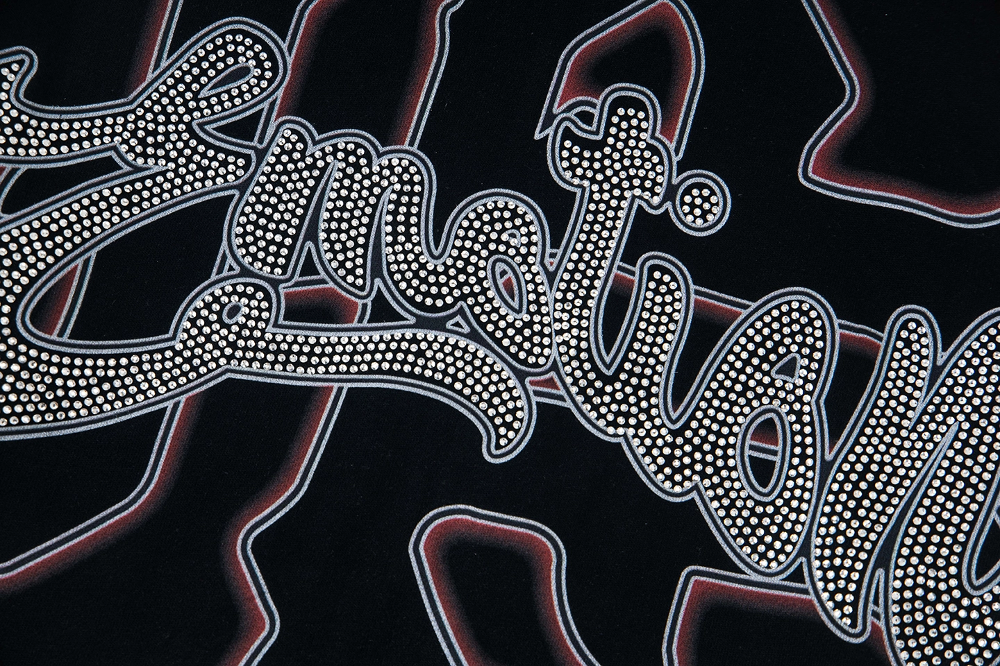 Mixed Emotion Angel Graphic Zip Black Hoodie2