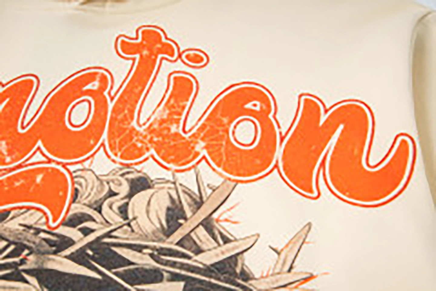 Mixed Emotion Blind Messiah Cream Hoodie12