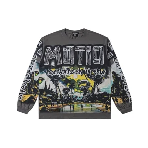Mixed Emotion Cosmic Dystopia Grey Shirt