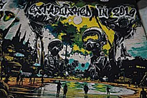 Mixed Emotion Cosmic Dystopia Grey Shirt10