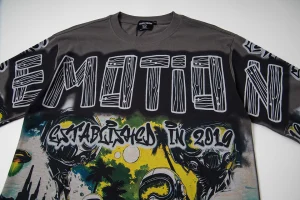 Mixed Emotion Cosmic Dystopia Grey Shirt4