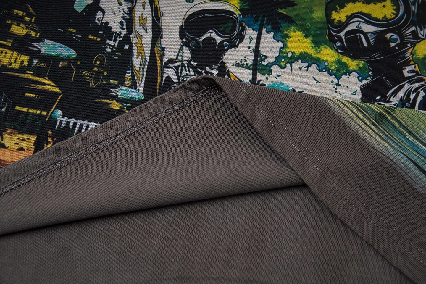 Mixed Emotion Cosmic Dystopia Grey Shirt5