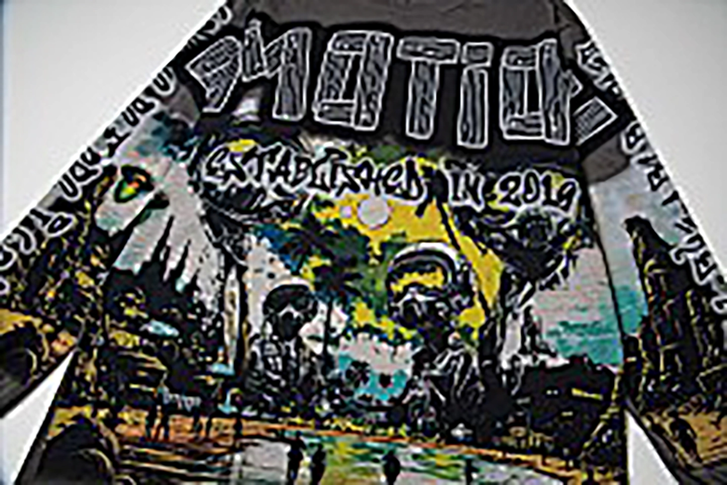 Mixed Emotion Cosmic Dystopia Grey Shirt9