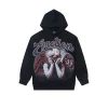 Mixed Emotion Fallen Angel Black Hoodie