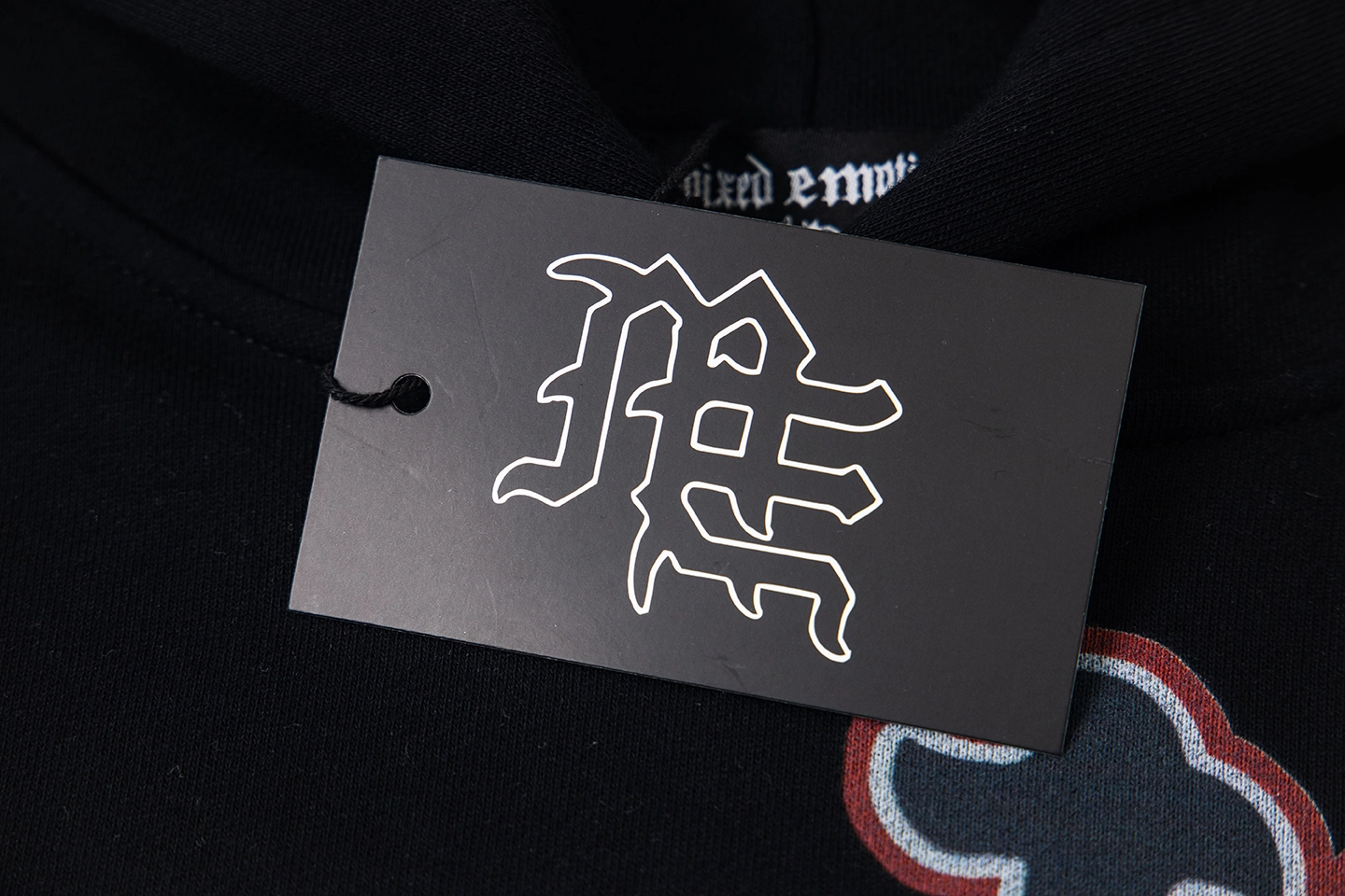 Mixed Emotion Fallen Angel Black Hoodie3