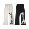 Mixed Emotion Gothic Snap Pants (White/Black)