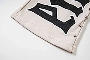 Mixed Emotion Gothic Snap Pants White