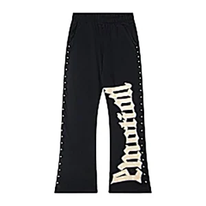 Mixed Emotion Gothic Snap Pants Black
