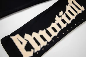 Mixed Emotion Gothic Snap Pants Black